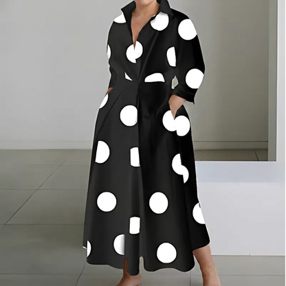 Ondine | Robe Maxi Chemise en Coton pour Femmes