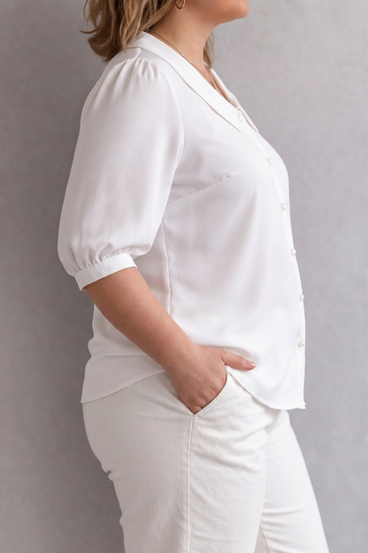 Delphine | Blouse à Col