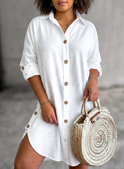 Leona - Robe Chemise Boutonnée