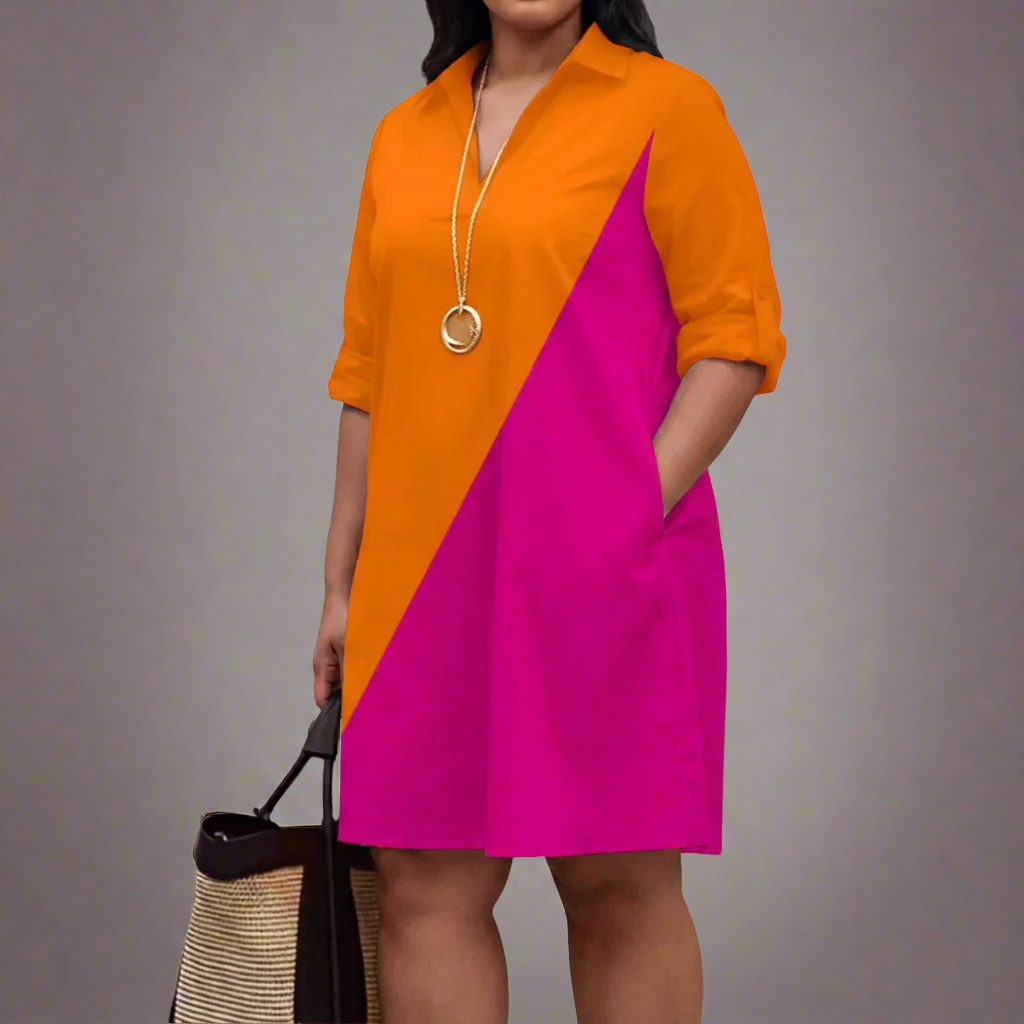 Yelena | Robe Chemise Oversize en Coton pour Femme