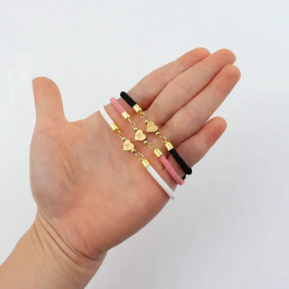 Bracelet Cœur Initiale Ajustable