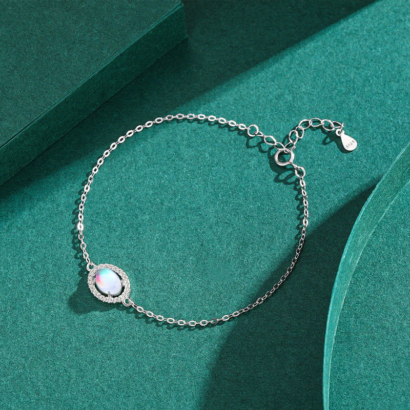 Bracelet Lune en Pierre de Lune