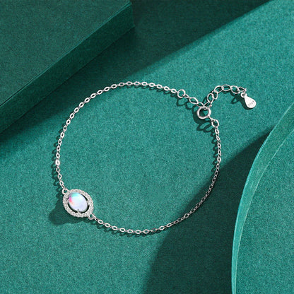 Bracelet Lune en Pierre de Lune