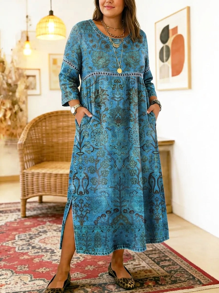 Zora | Robe Midi Imprimée