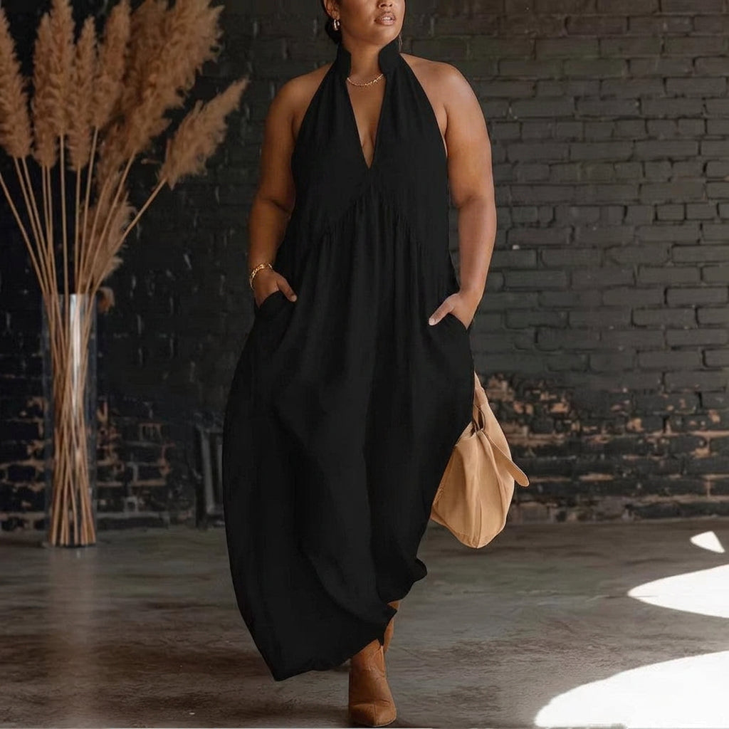 Robe Giselle à Col Mandarin : Confort Élégant Sans Effort