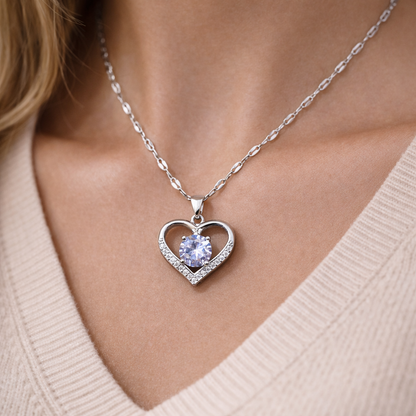 Collier Deux Cœurs Entrelacés
