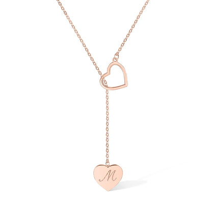 Collier Cœur Intemporel avec Initiale