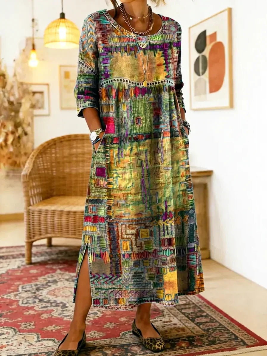 Kit | Robe Midi Imprimée