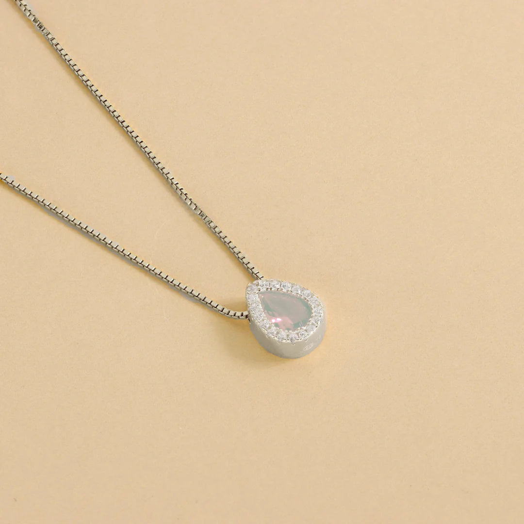 Collier Goutte Zircon Délicat