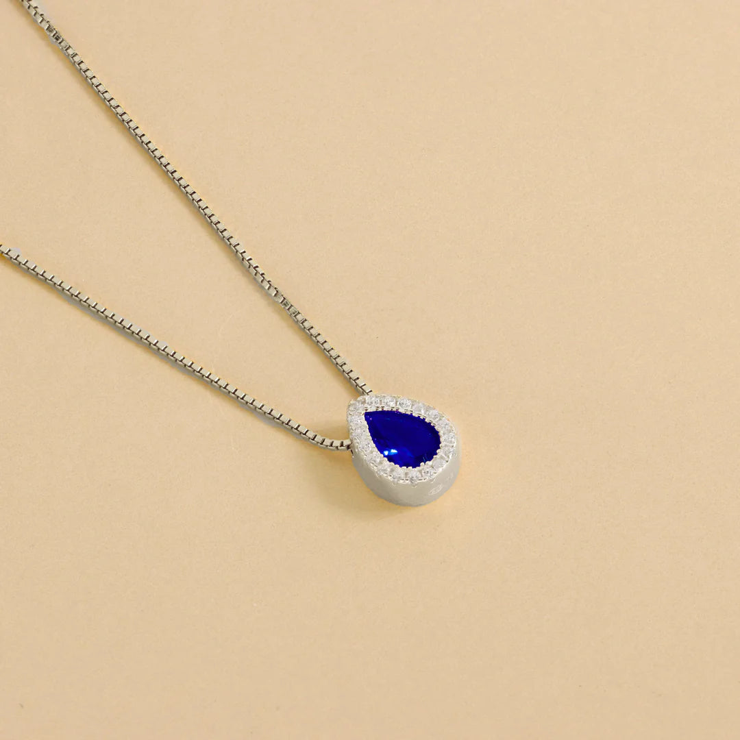 Collier Goutte Zircon Délicat
