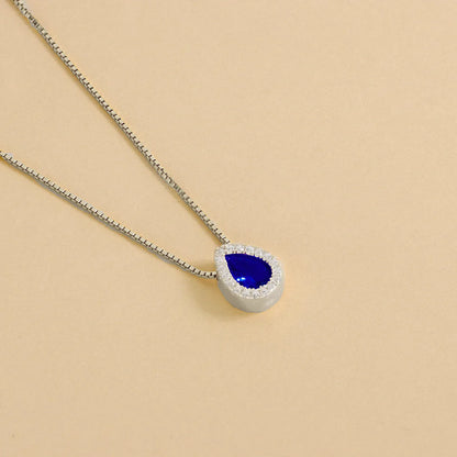 Collier Goutte Zircon Délicat