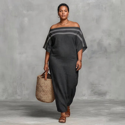 Robe à col montant Lara : Chic quotidien sans effort