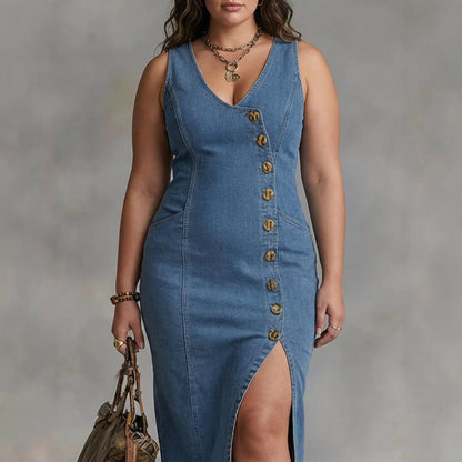 Robe en Jean Sans Manches Noa