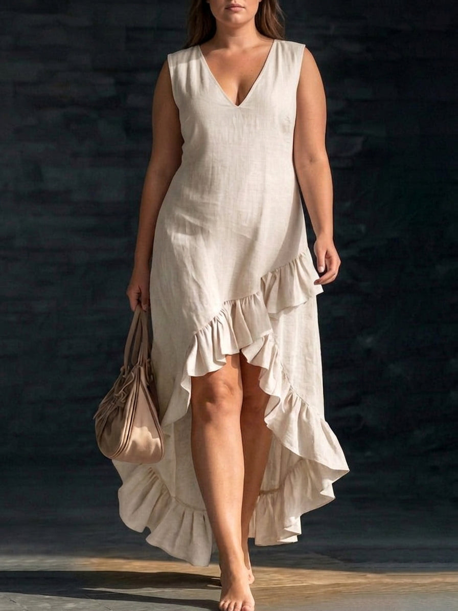 Robe en Coton Lin Naomi : Confort Doux au Quotidien