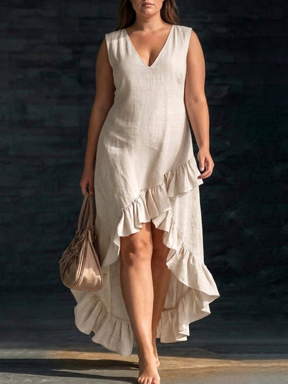Robe en Coton Lin Naomi : Confort Doux au Quotidien