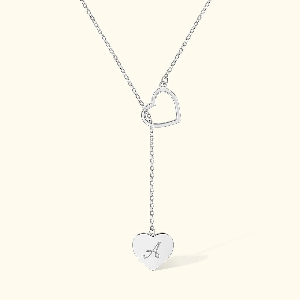 Collier Cœur Intemporel avec Initiale