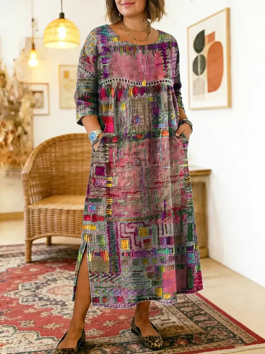 Kit | Robe Midi Imprimée