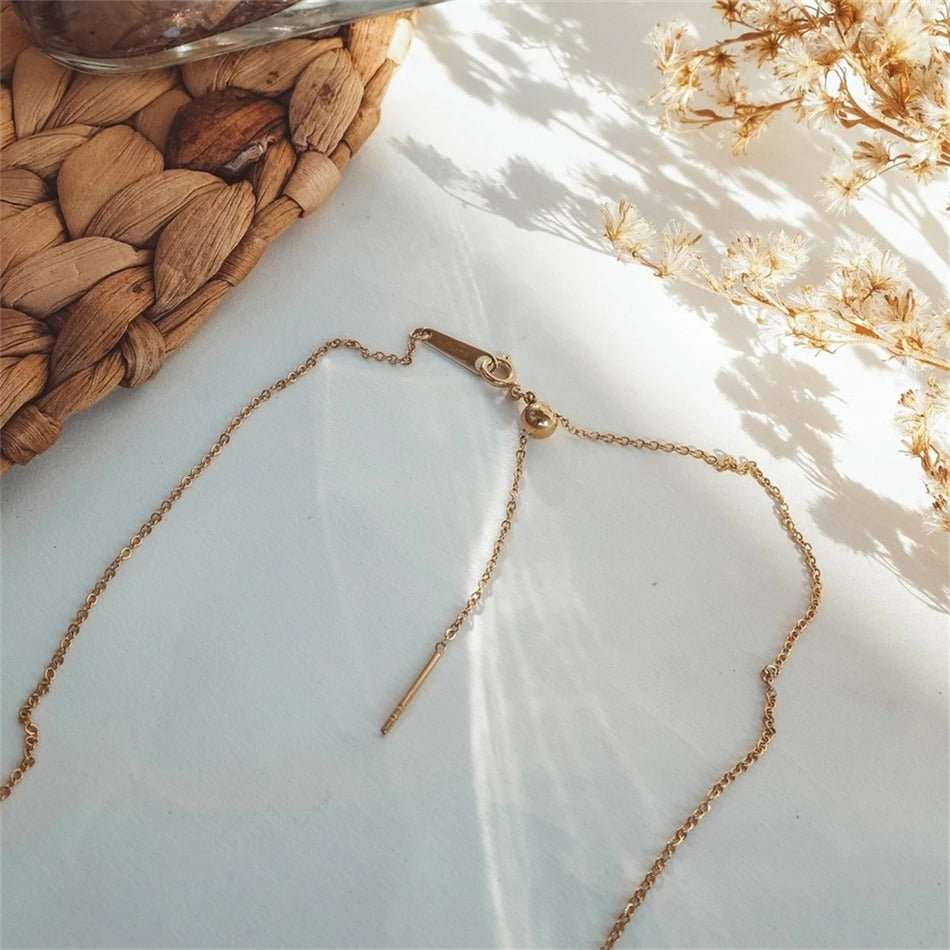 Collier Lettre & Cœur Minimaliste