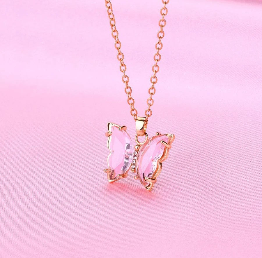 Collier Papillon Délicat