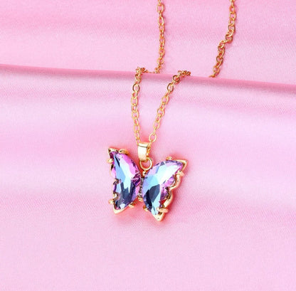 Collier Papillon Délicat