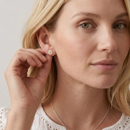 Boucles Marguerite Délicate
