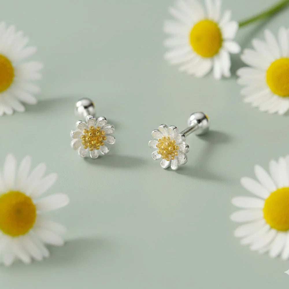 Boucles Marguerite Délicate