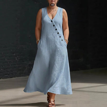 Robe Mira Boutonnée : Élégance Intemporelle au Quotidien