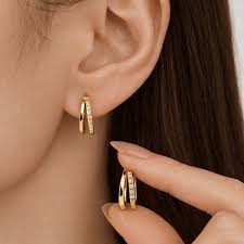 Boucles Double Anneaux Lumineux