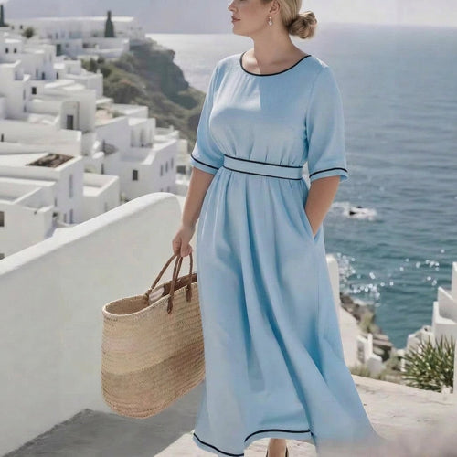Robe Maxi Commuter Beatrice : Élégance Sophistiquée au Quotidien