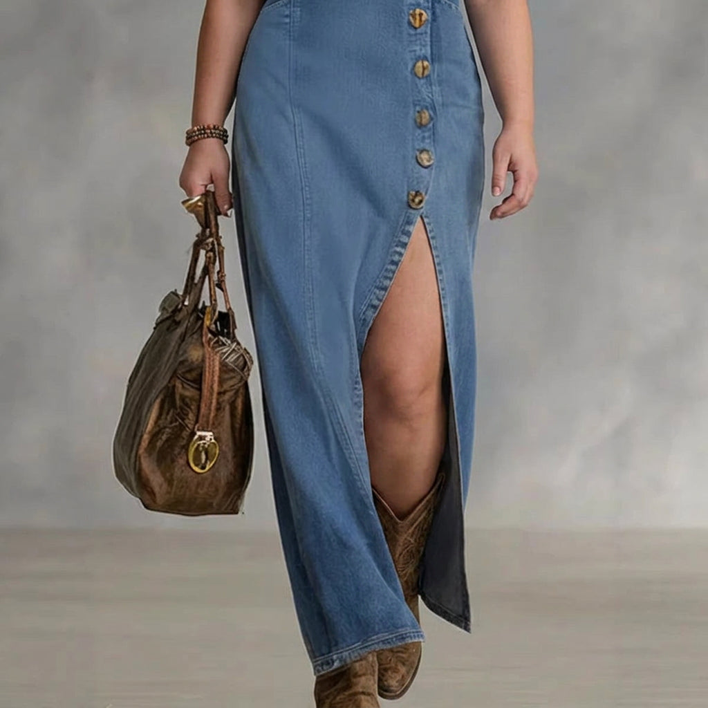 Robe en Jean Sans Manches Noa