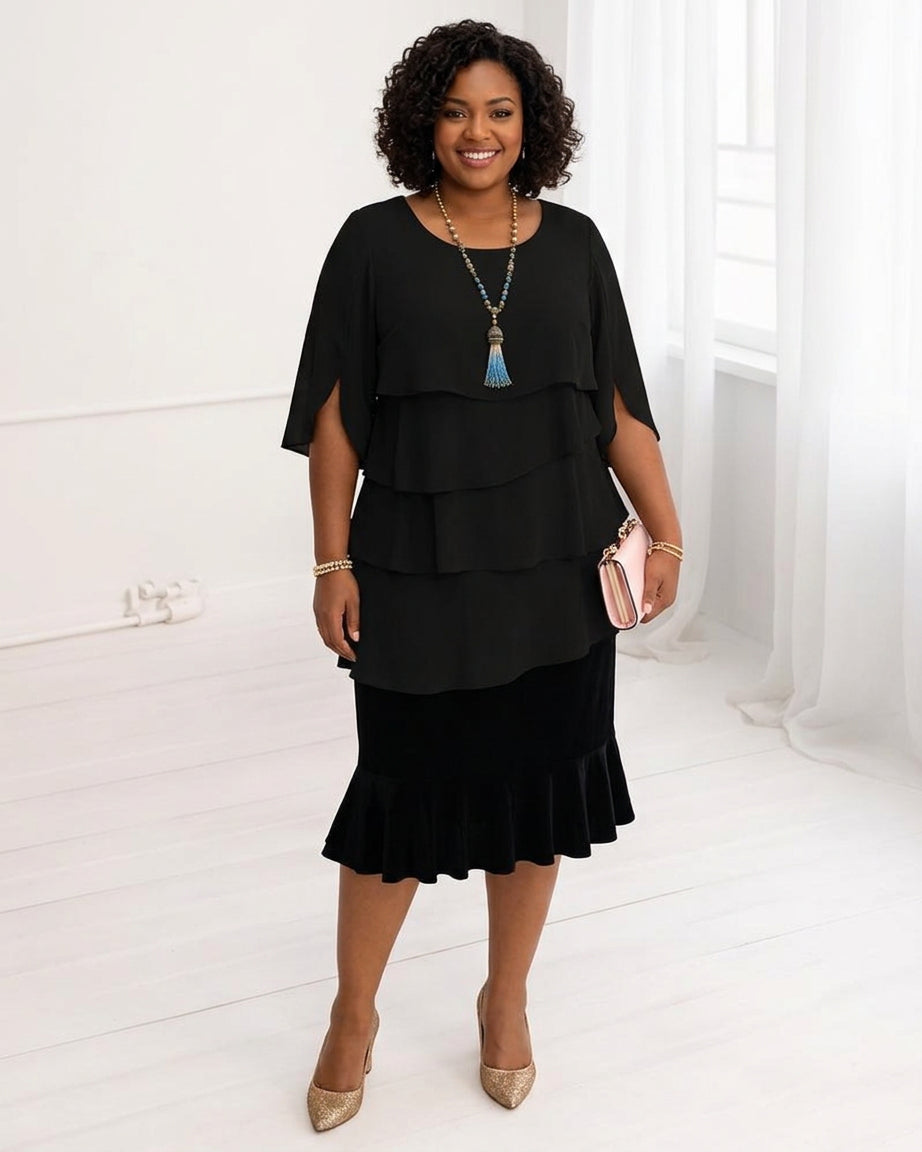 Frankie | Robe à volants élégante et confortable