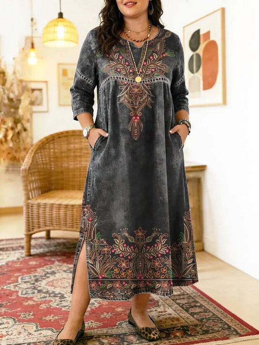 Ysolde | Robe Midi Imprimée
