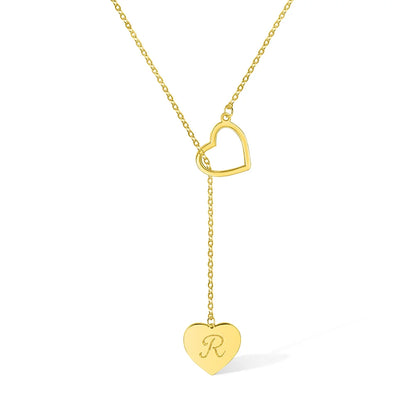 Collier Cœur Intemporel avec Initiale