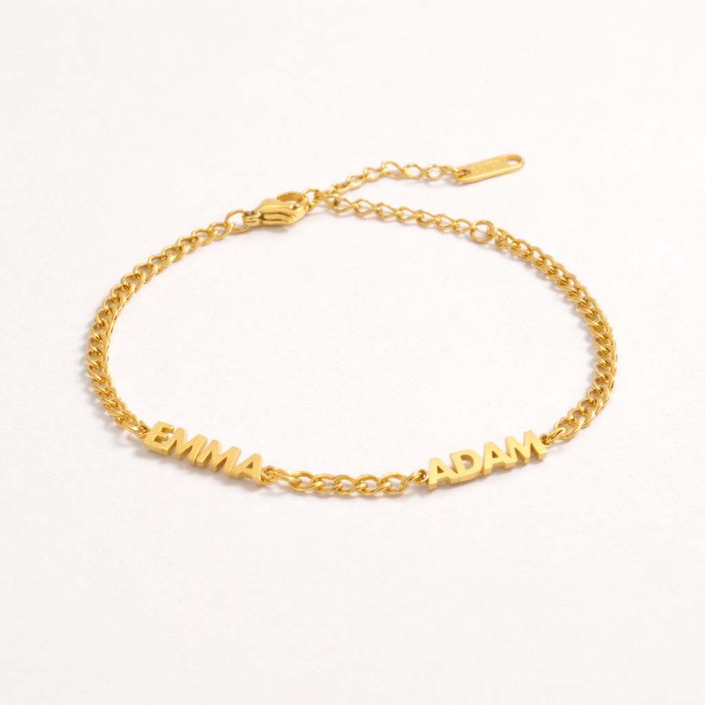 Bracelet Personnalisé Chaîne Curb
