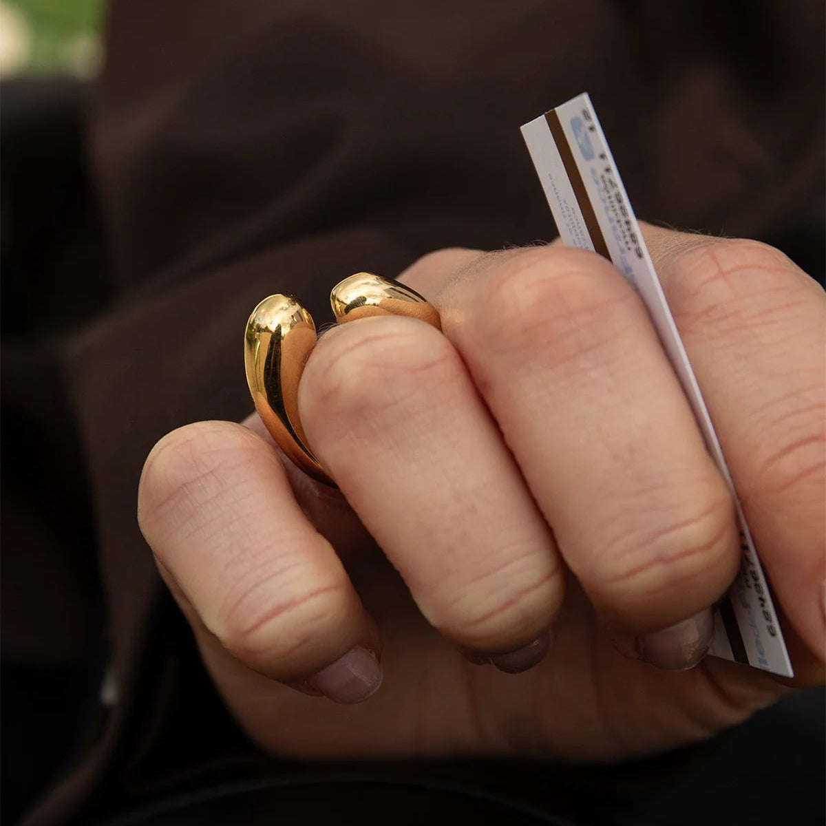 Bague Goutte d'Eau Minimaliste