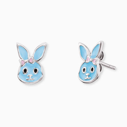 Boucles d'oreilles Lapin Bleu