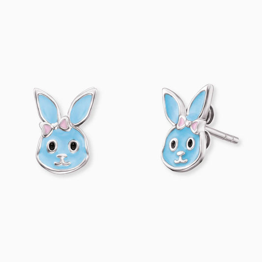 Boucles d'oreilles Lapin Bleu