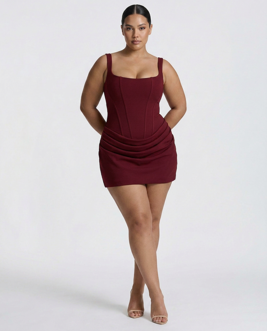 Juno - Robe Mini Drapée