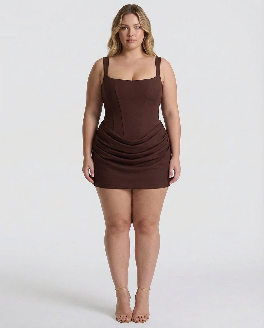 Juno - Robe Mini Drapée