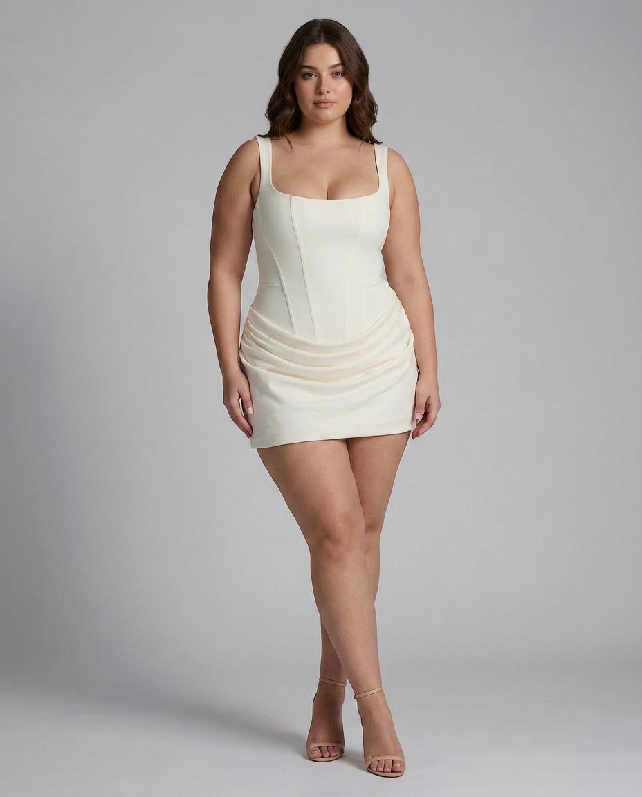 Juno - Robe Mini Drapée
