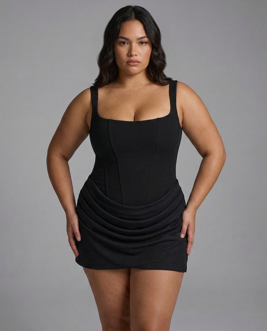 Juno - Robe Mini Drapée