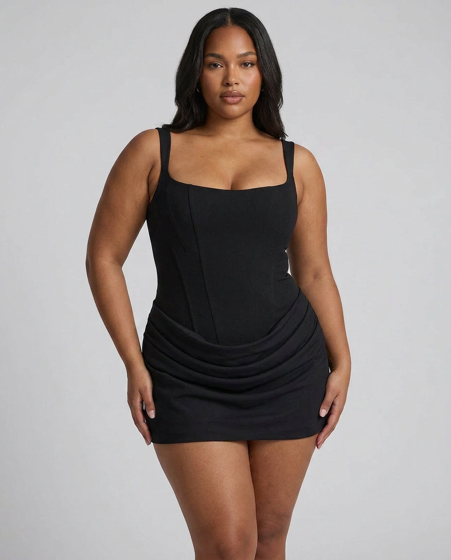 Juno - Robe Mini Drapée