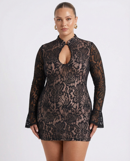 Sylvie - Robe Mini Bodycon en Dentelle