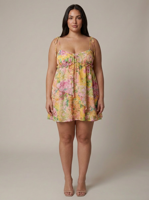 Robe Mini Fleurie