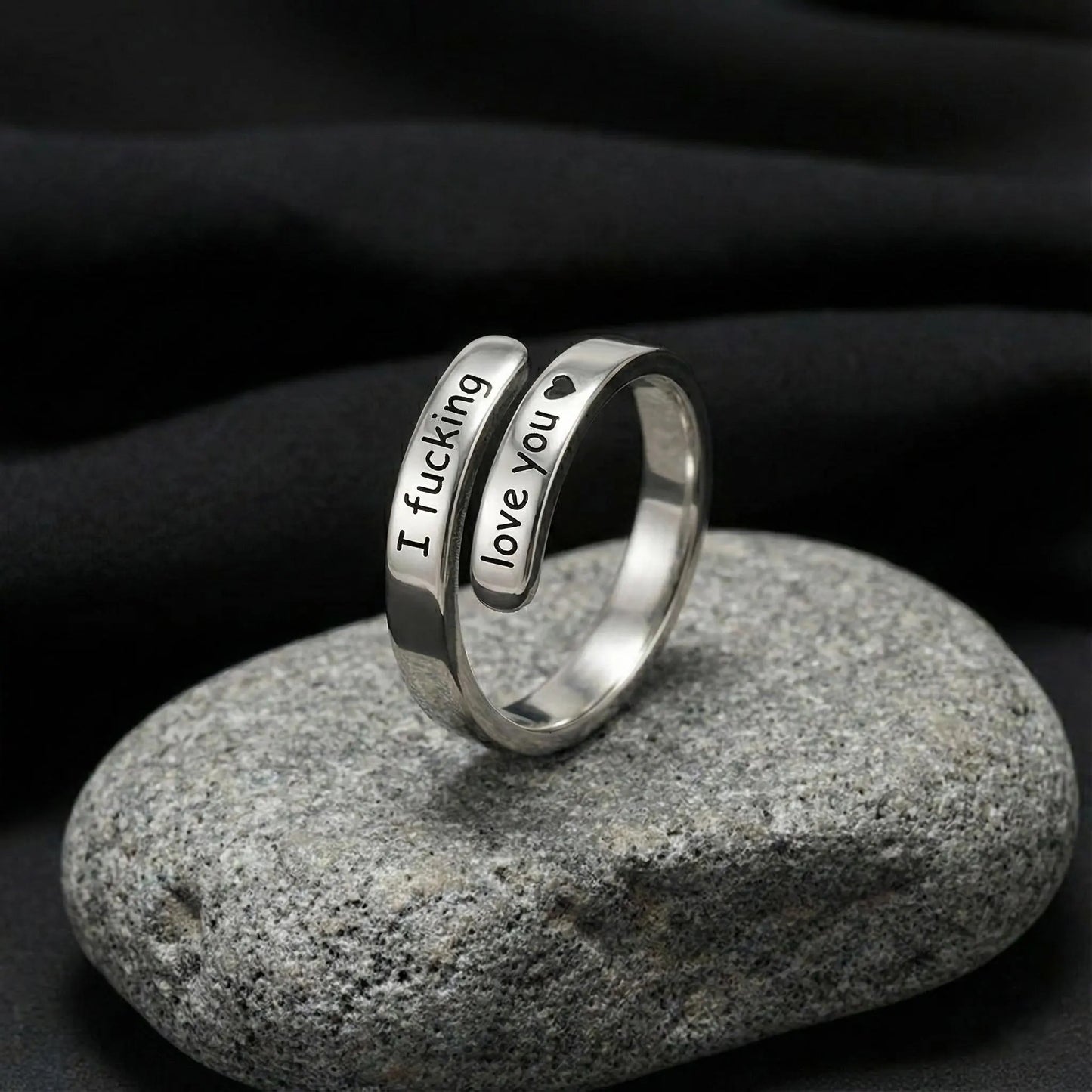 Bague Gravée Amour Sans Filtre
