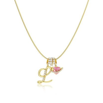 Collier Initiales Trois Rangées Personnalisé