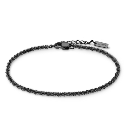 Bracelet Chaîne Fine Texturée