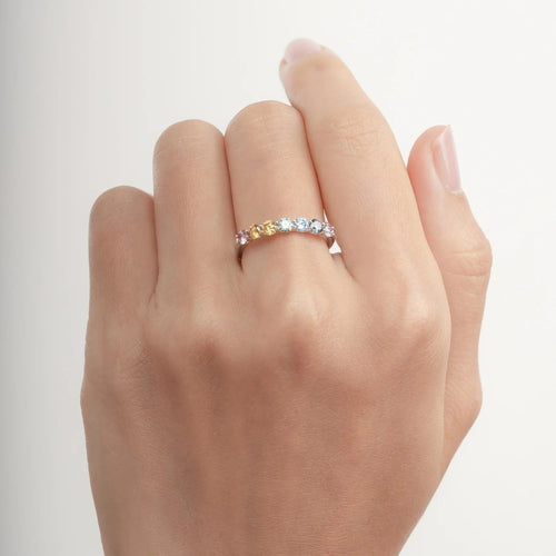 Bague Arc-en-Ciel Céleste Réversible