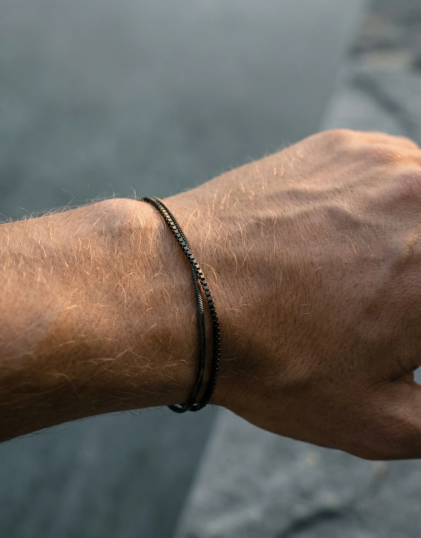 Bracelet Cube Structuré Minimaliste