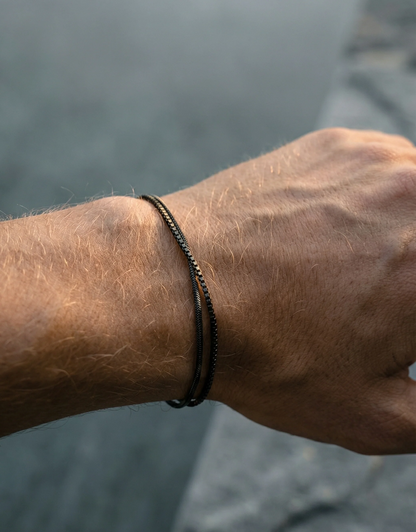 Bracelet Cube Structuré Minimaliste